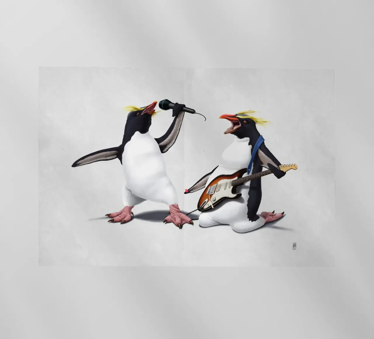 Rock (Wordless) pellicola backlit da Rob Art | Illustration