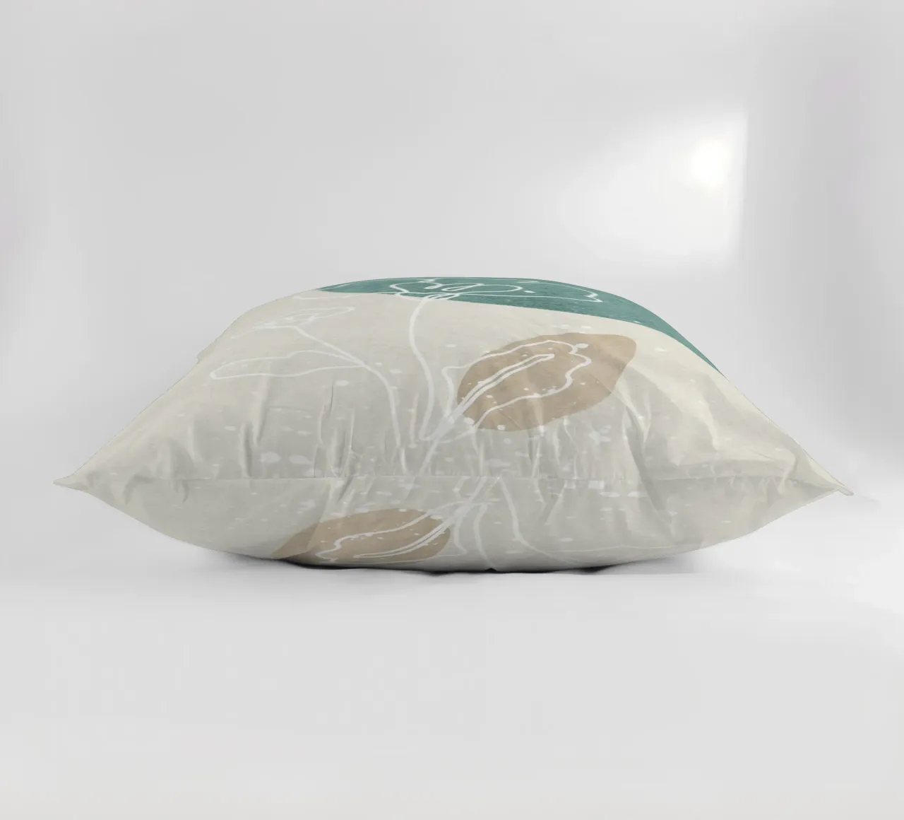 abstract art flowers cuscino da vintageshop
