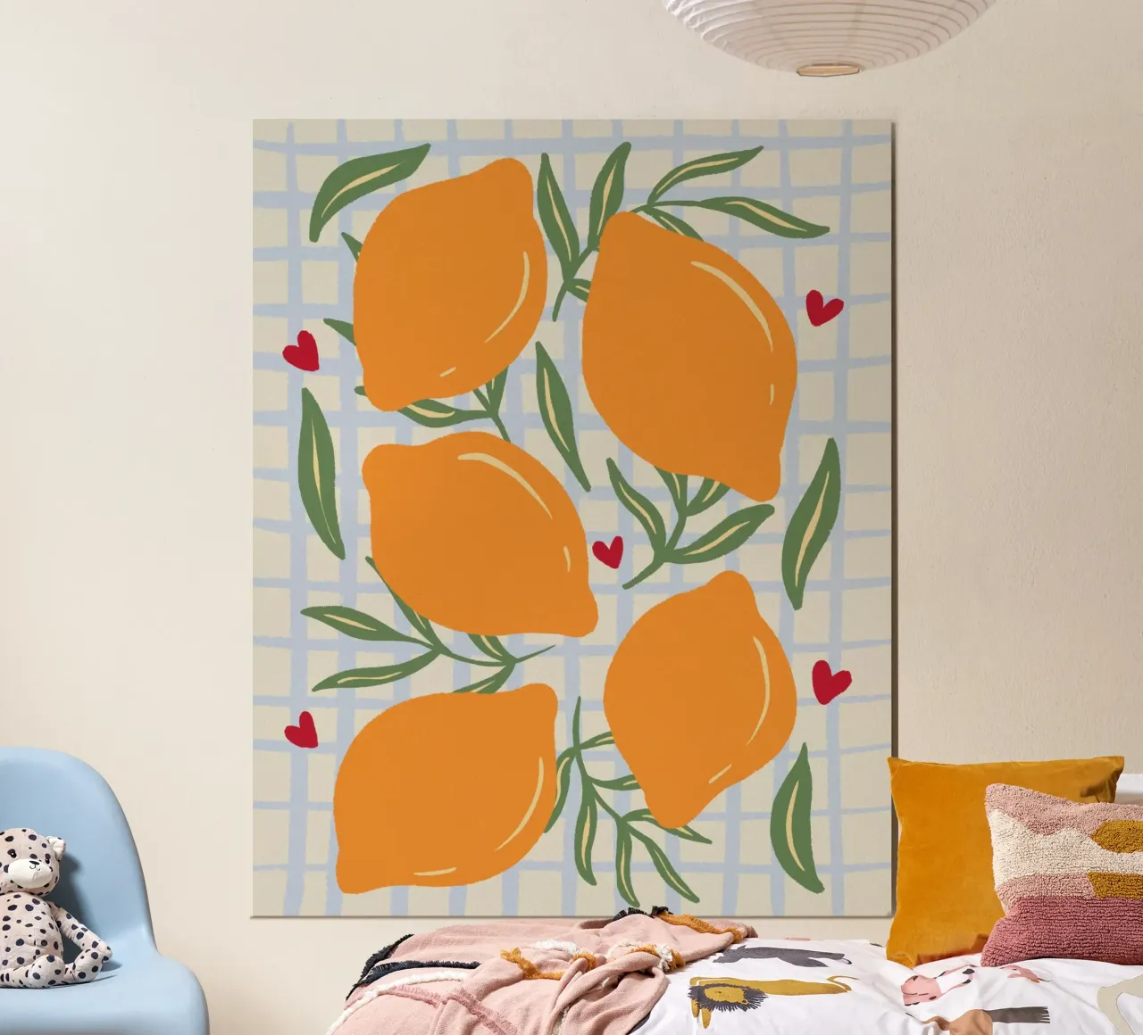 Grille d'amour au citron hahnemühle de Angela Minca