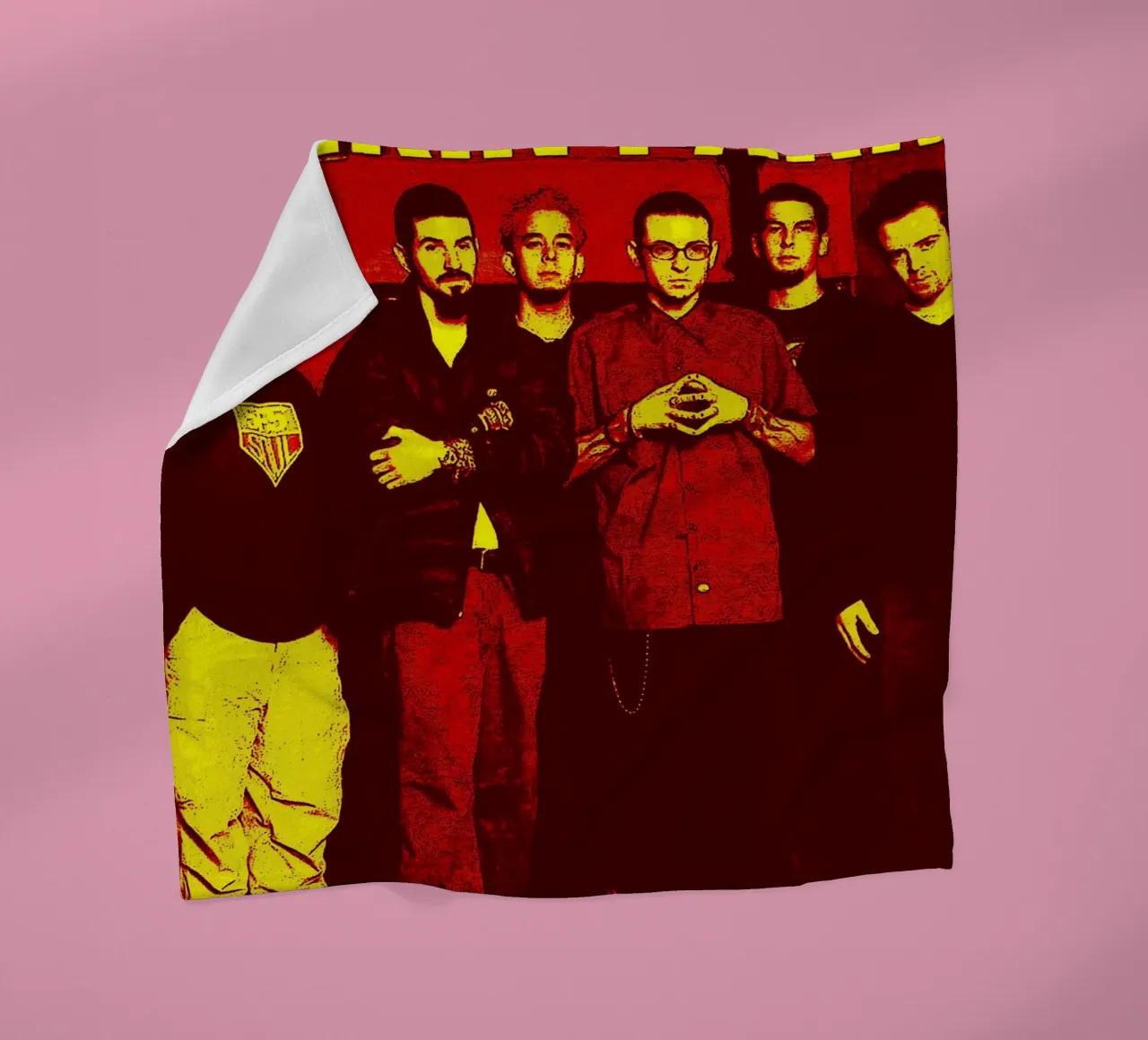 Linkin Park Band Art Fleecedecke von vanhesling
