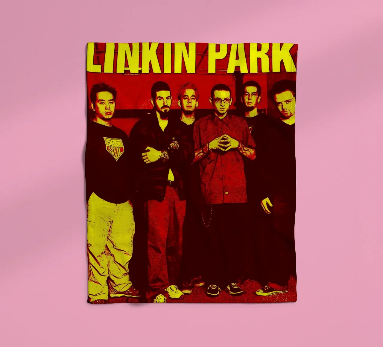 Linkin Park Band Art Fleecedecke von vanhesling