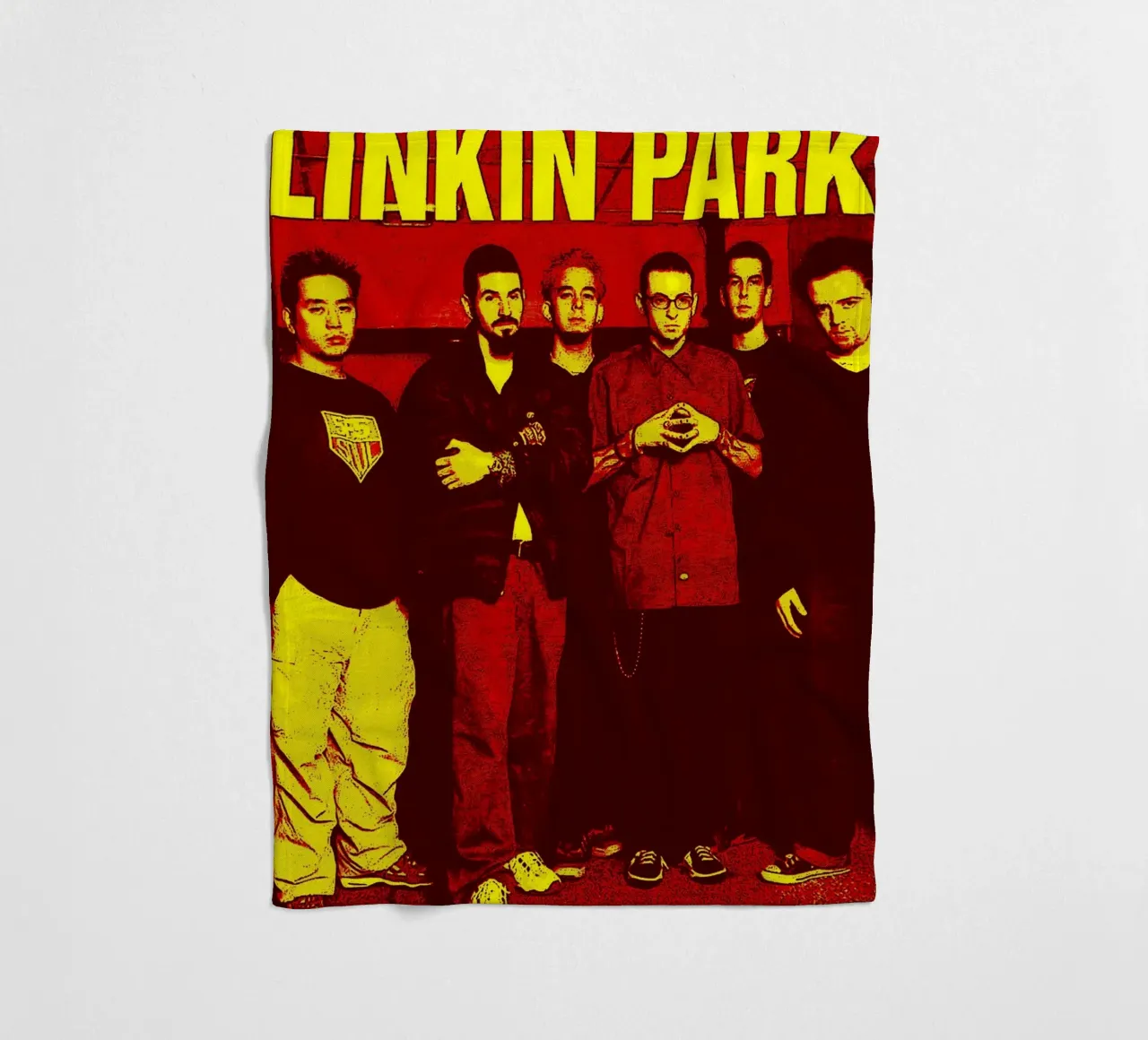 Linkin Park Band Art Fleecedecke von vanhesling