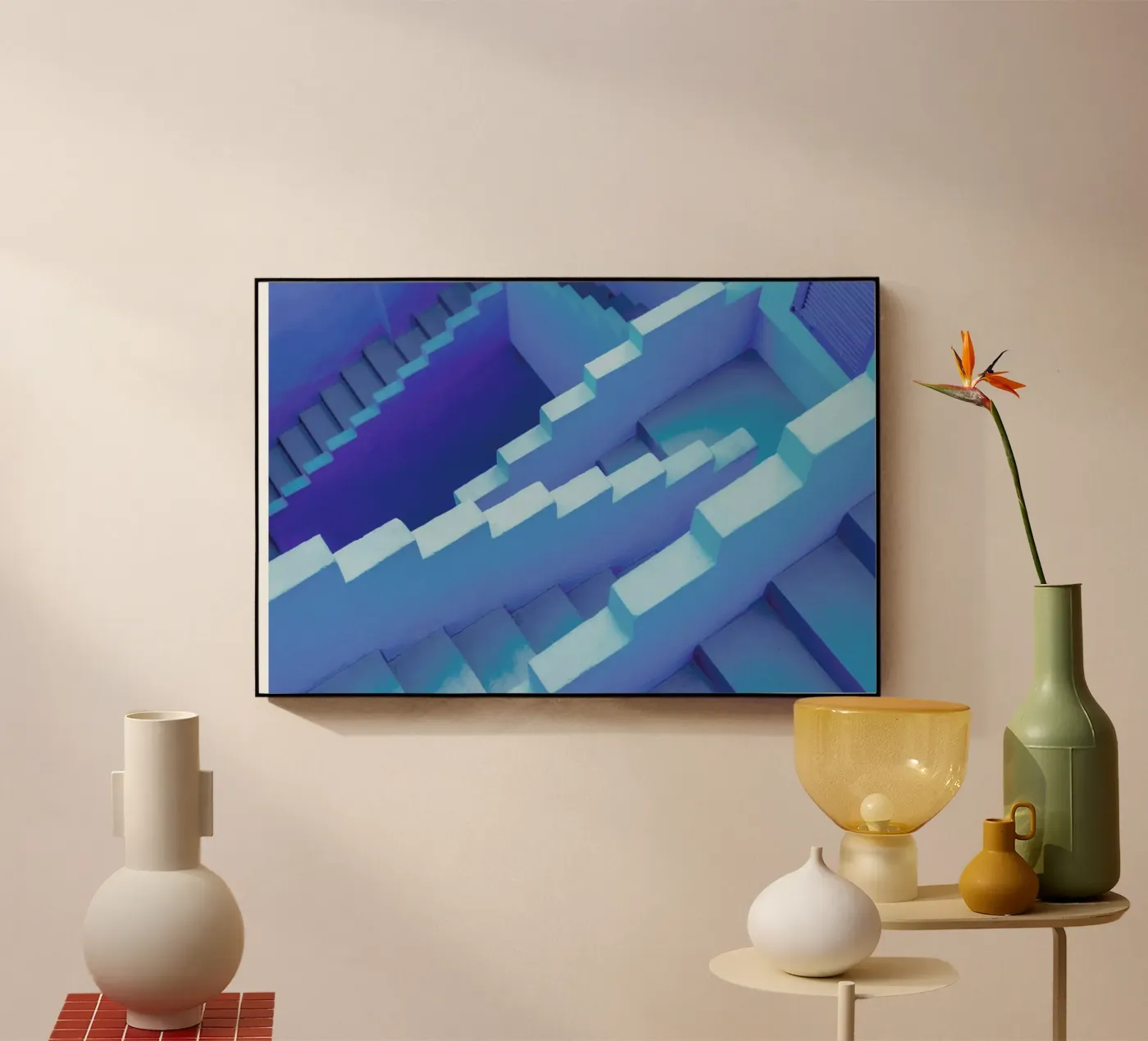 Blue Maze plexiglas de Rupert Höller