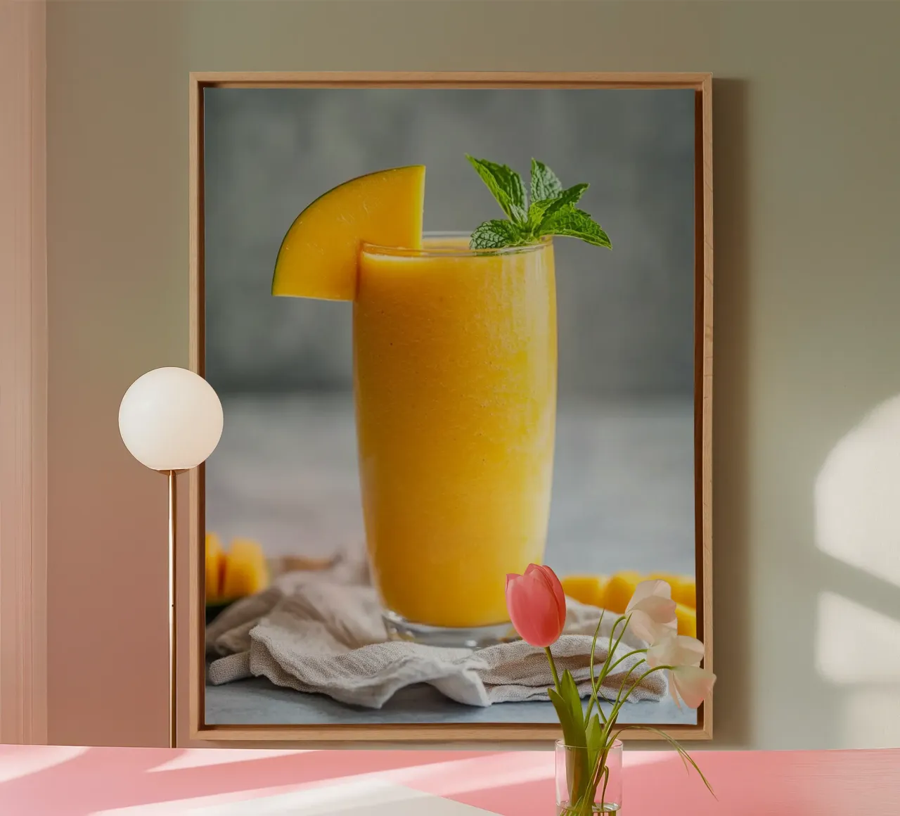 Sorso sano tela con Cornice a cassetta da PhotoVibe Decor