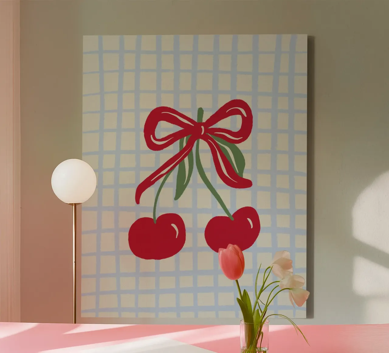 Cherry Delight canvas by Angela Minca