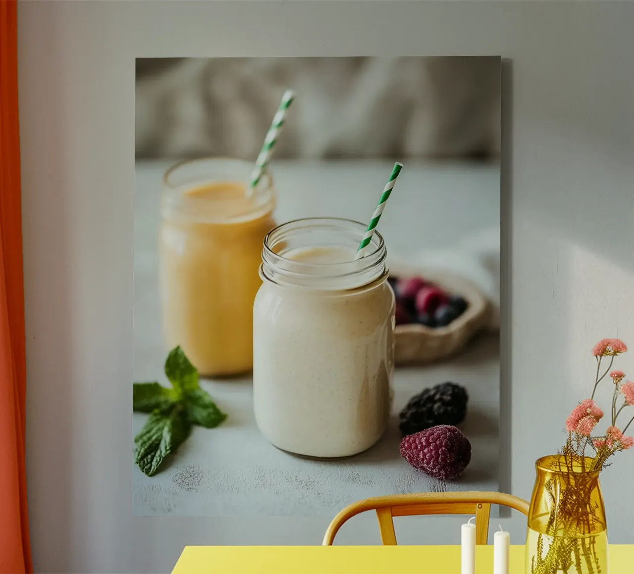 Sorsi salutari tela con Cornice a cassetta da PhotoVibe Decor