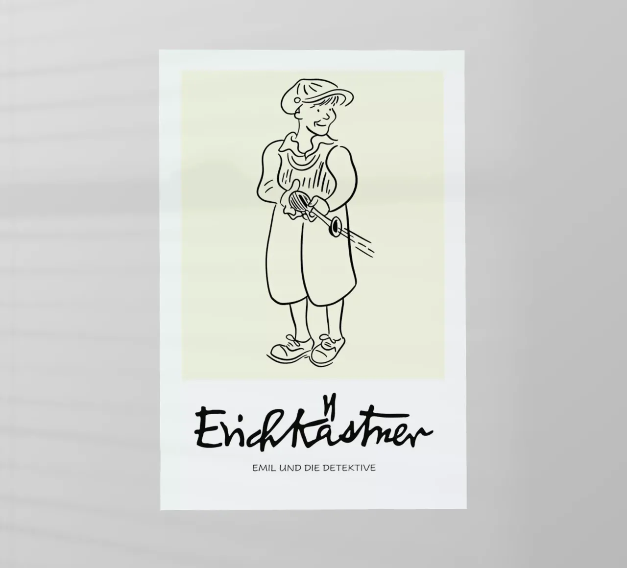 Erich Kästner 4 pellicola backlit da Little Flourishes