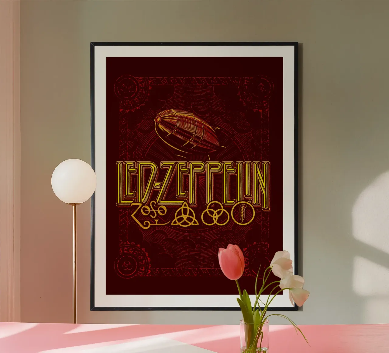 Led Zeppelin Band Art Poster von vanhesling