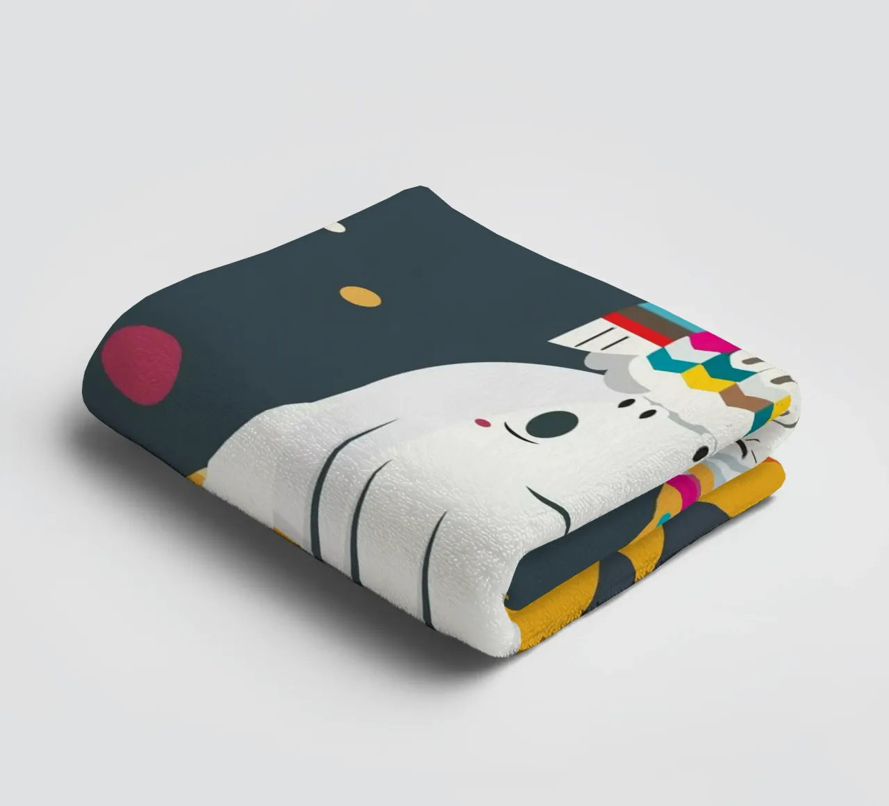 Fun Halloween stack with owl, ghost and pumpkin towel by namosh