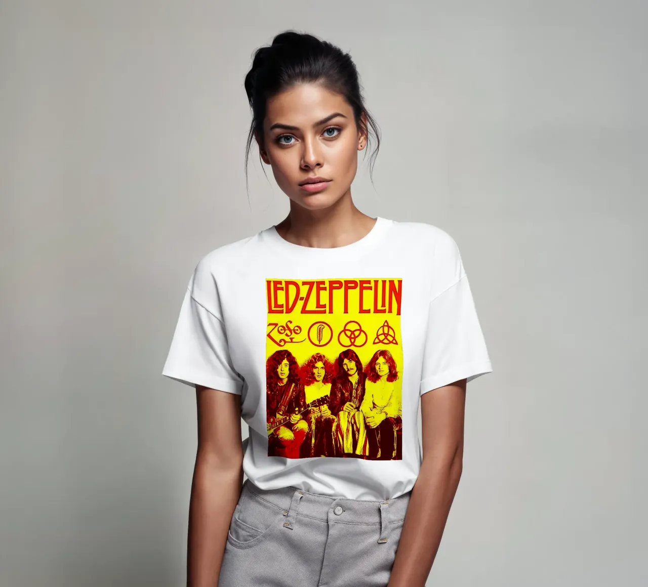 Led Zeppelin Band Art t-shirt by vanhesling