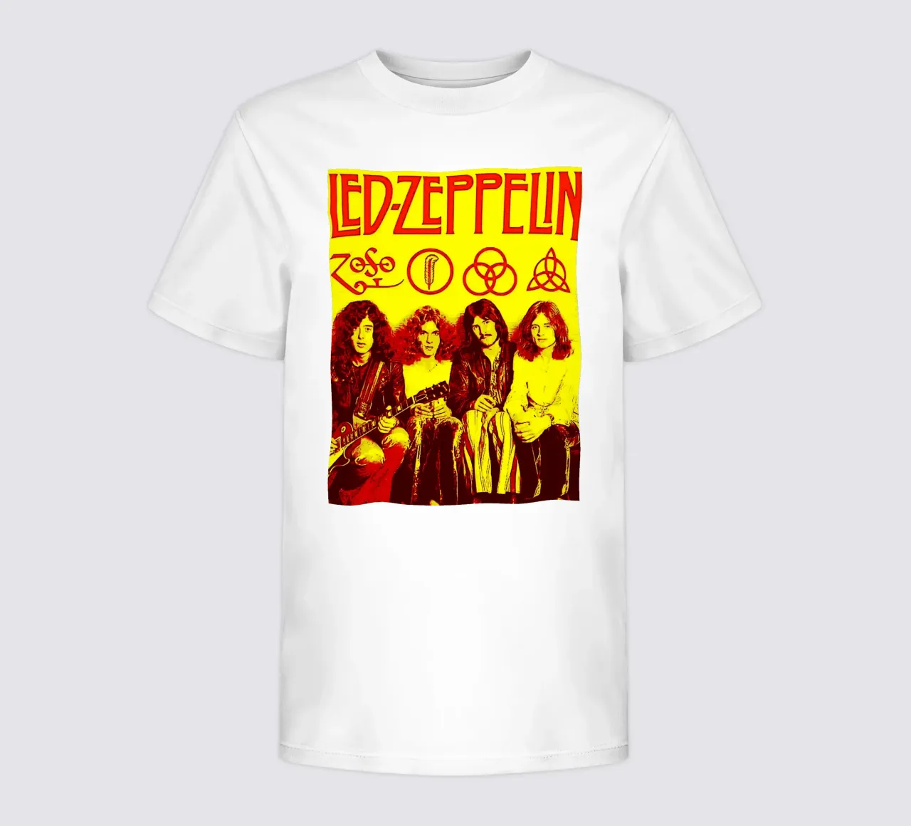 Led Zeppelin Band Art kids t-shirt by vanhesling