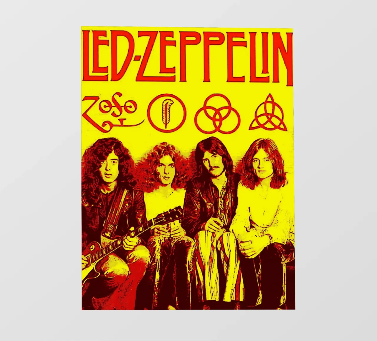 Led Zeppelin Band Art pellicola backlit da vanhesling