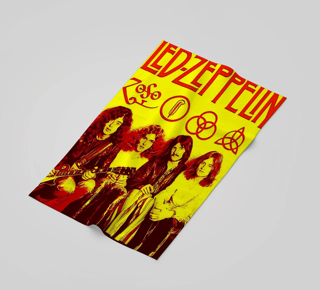 Led Zeppelin Band Art telo mare da vanhesling