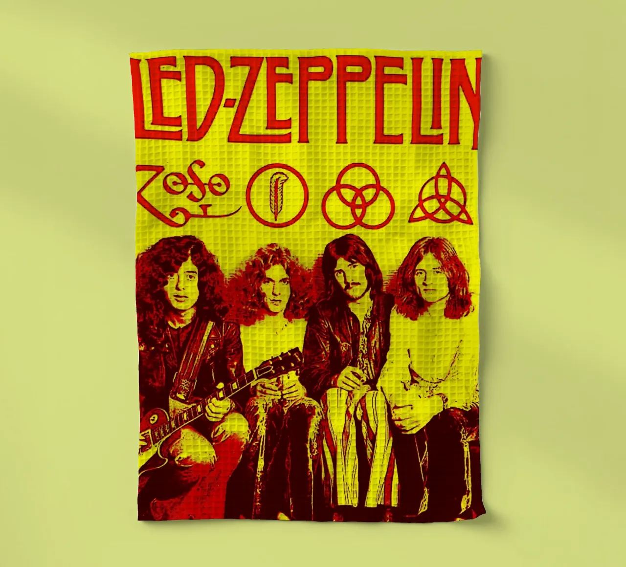 Led Zeppelin Band Art canovaccio da cucina da vanhesling