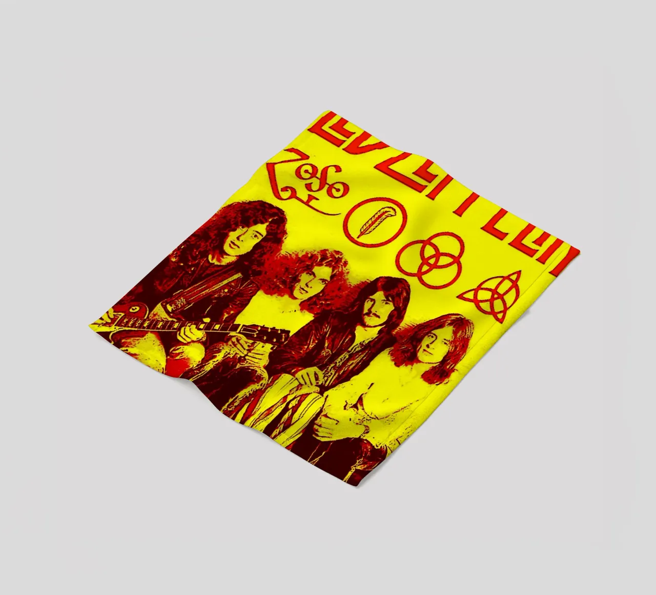 Led Zeppelin Band Art fleece blanket by vanhesling