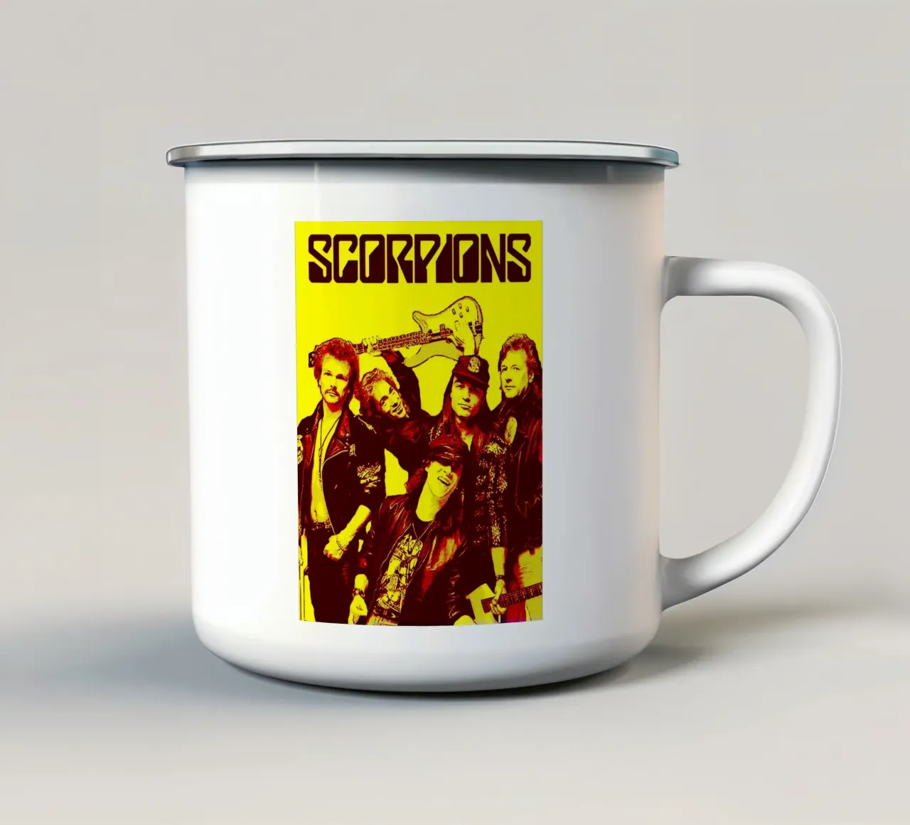 Scorpions Band Art tazza in smalto da vanhesling