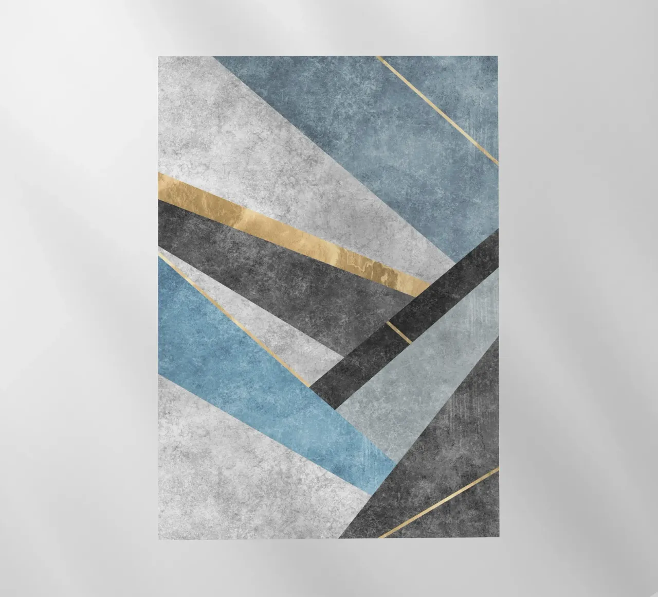 abstract art blue square pellicola backlit da vintageshop