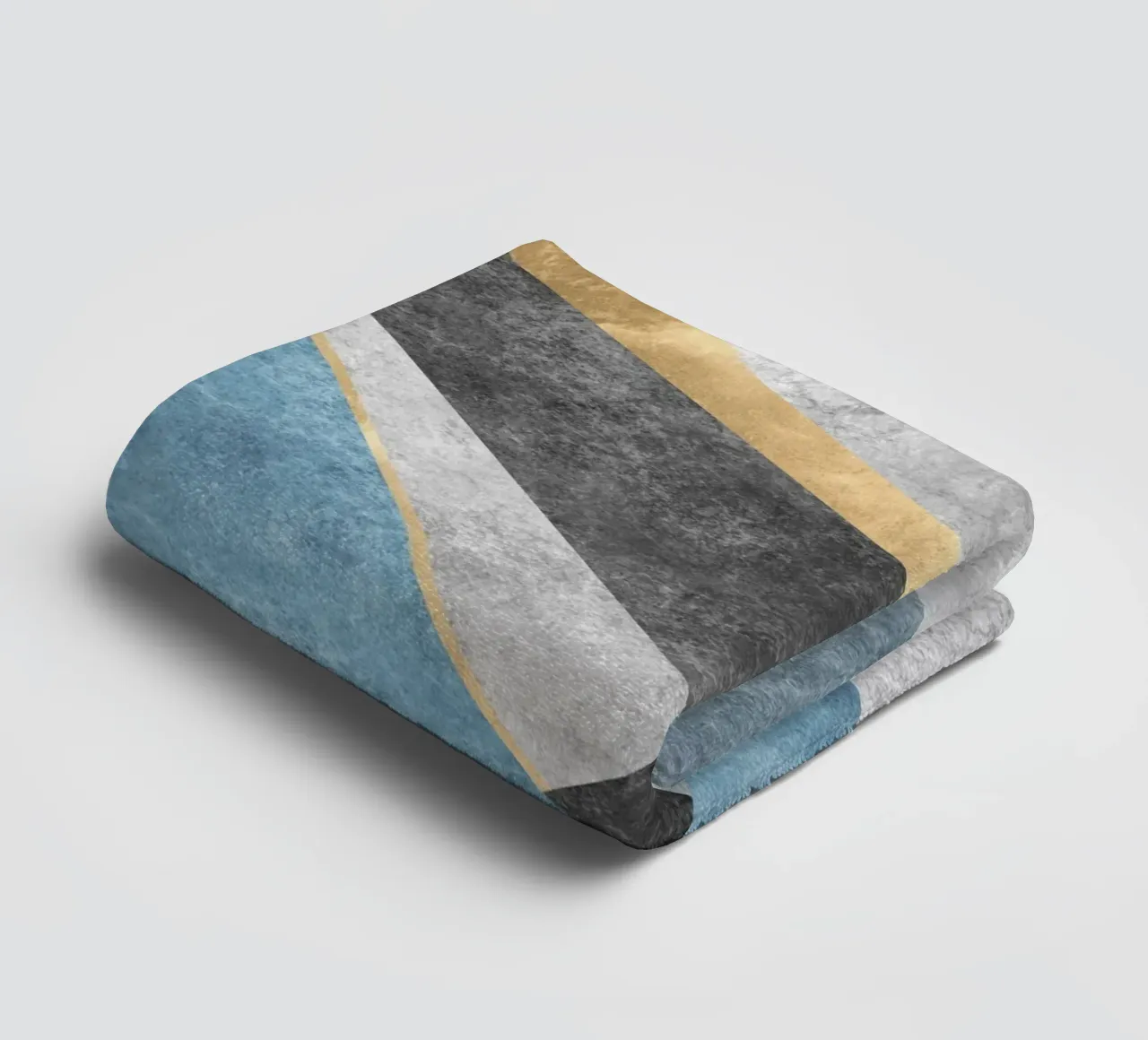 abstract art blue square asciugamano da bagno da vintageshop
