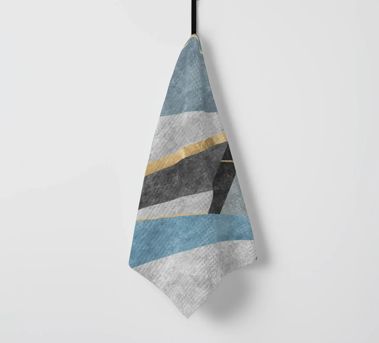 abstract art blue square canovaccio da cucina da vintageshop