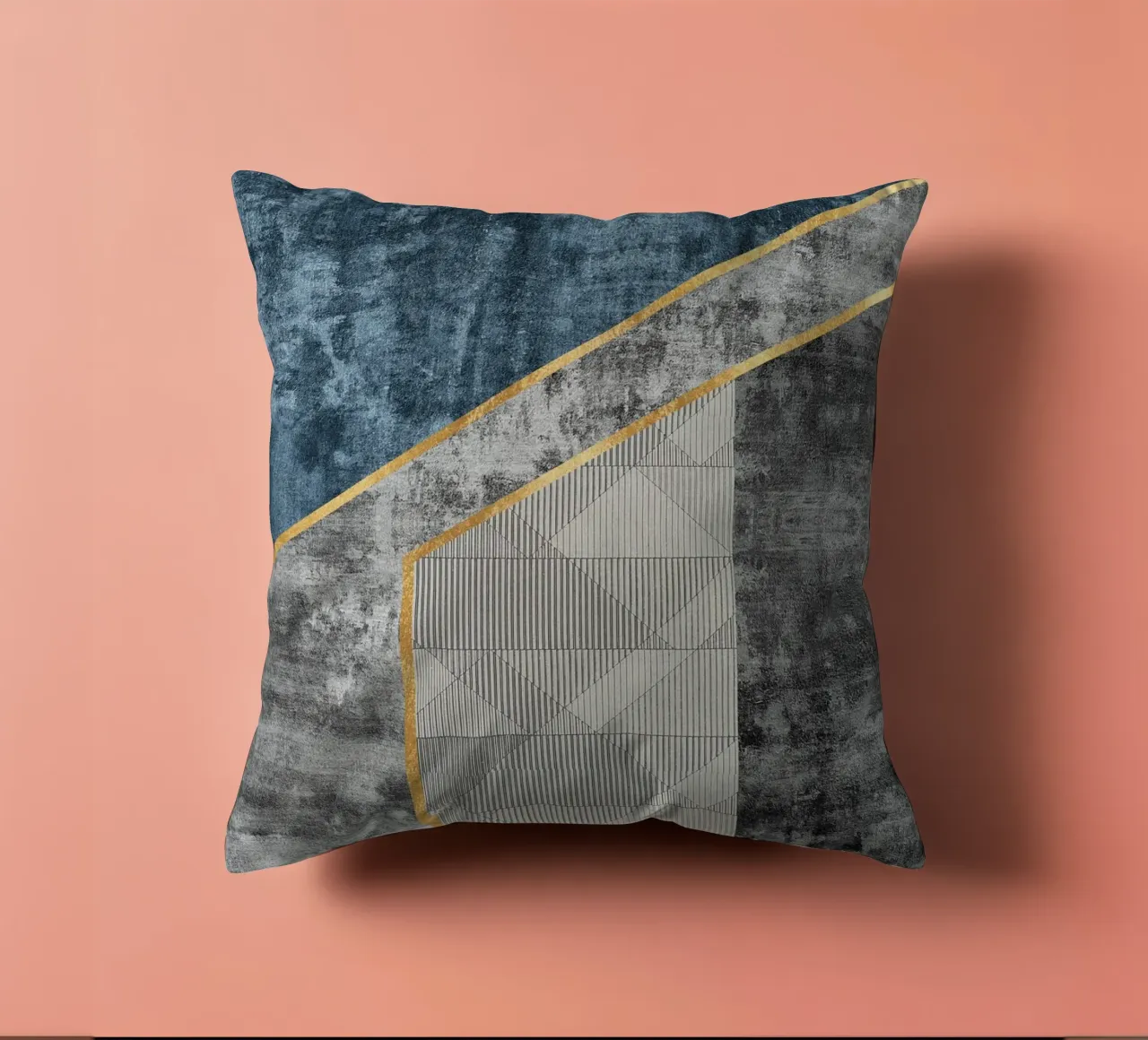 abstract art cuscino da vintageshop