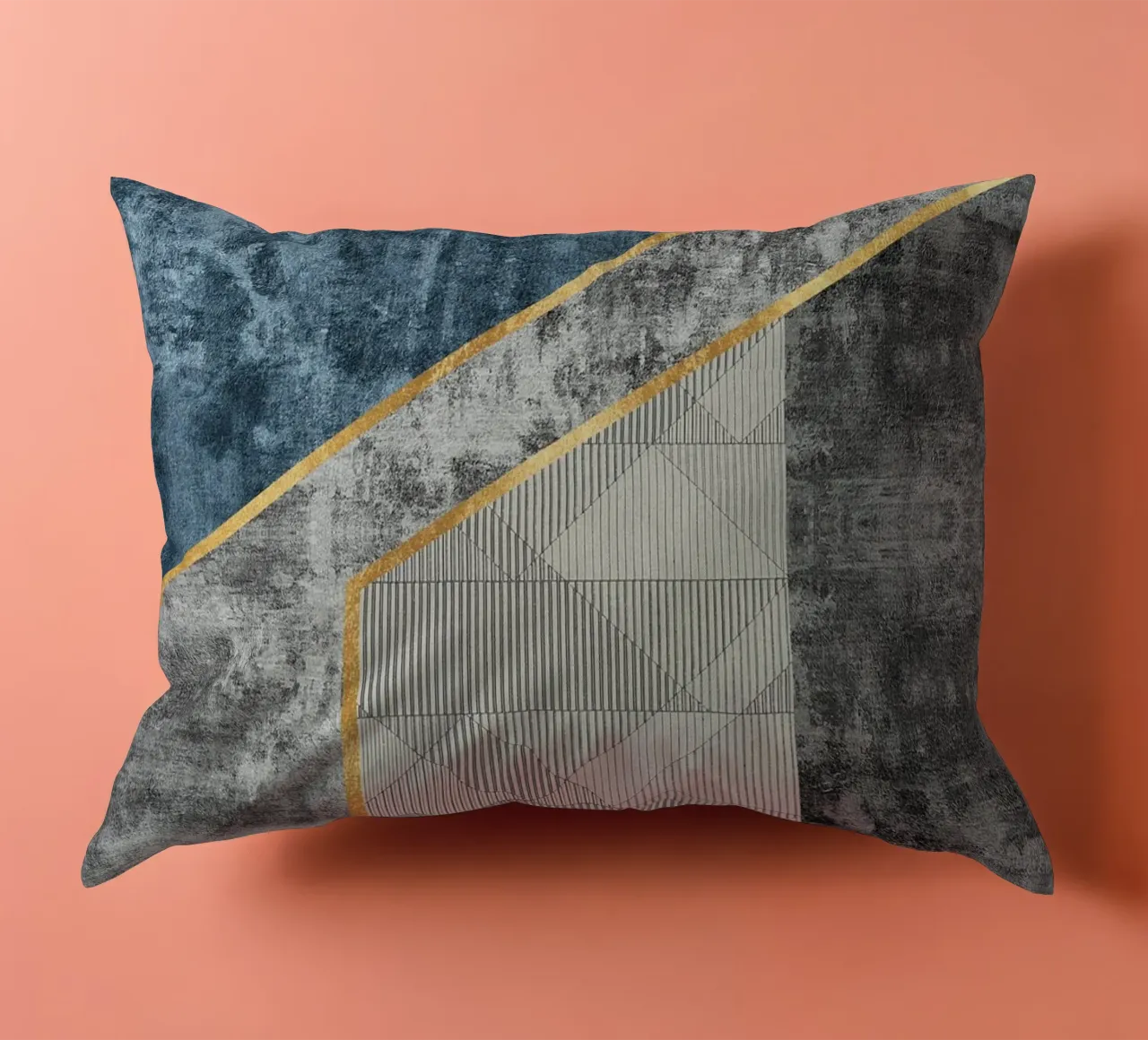 abstract art cuscino da vintageshop