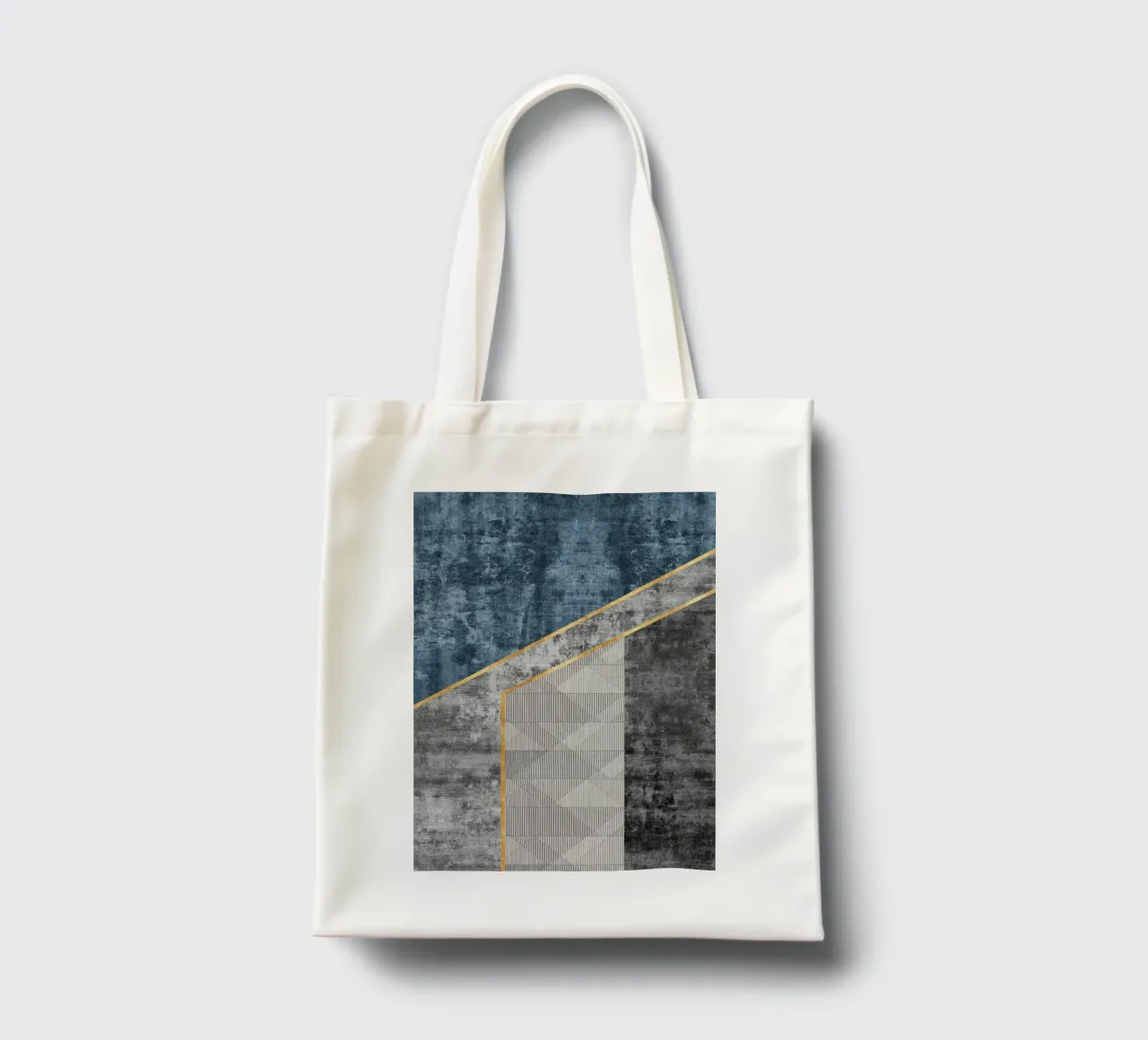 abstract art borsa in juta da vintageshop