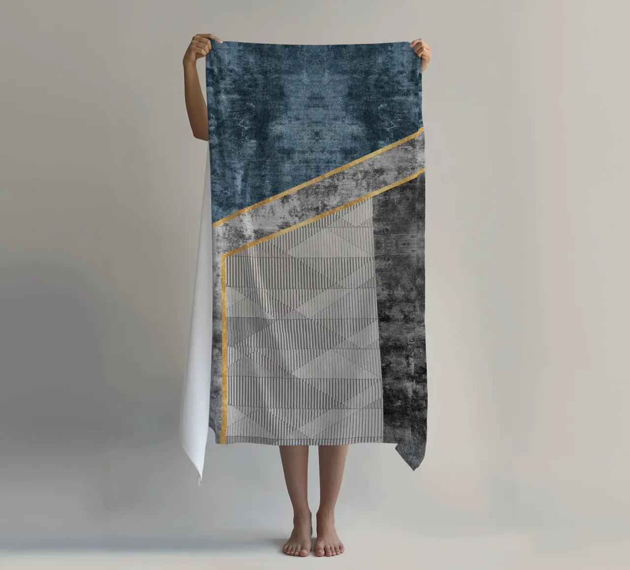 abstract art telo mare da vintageshop