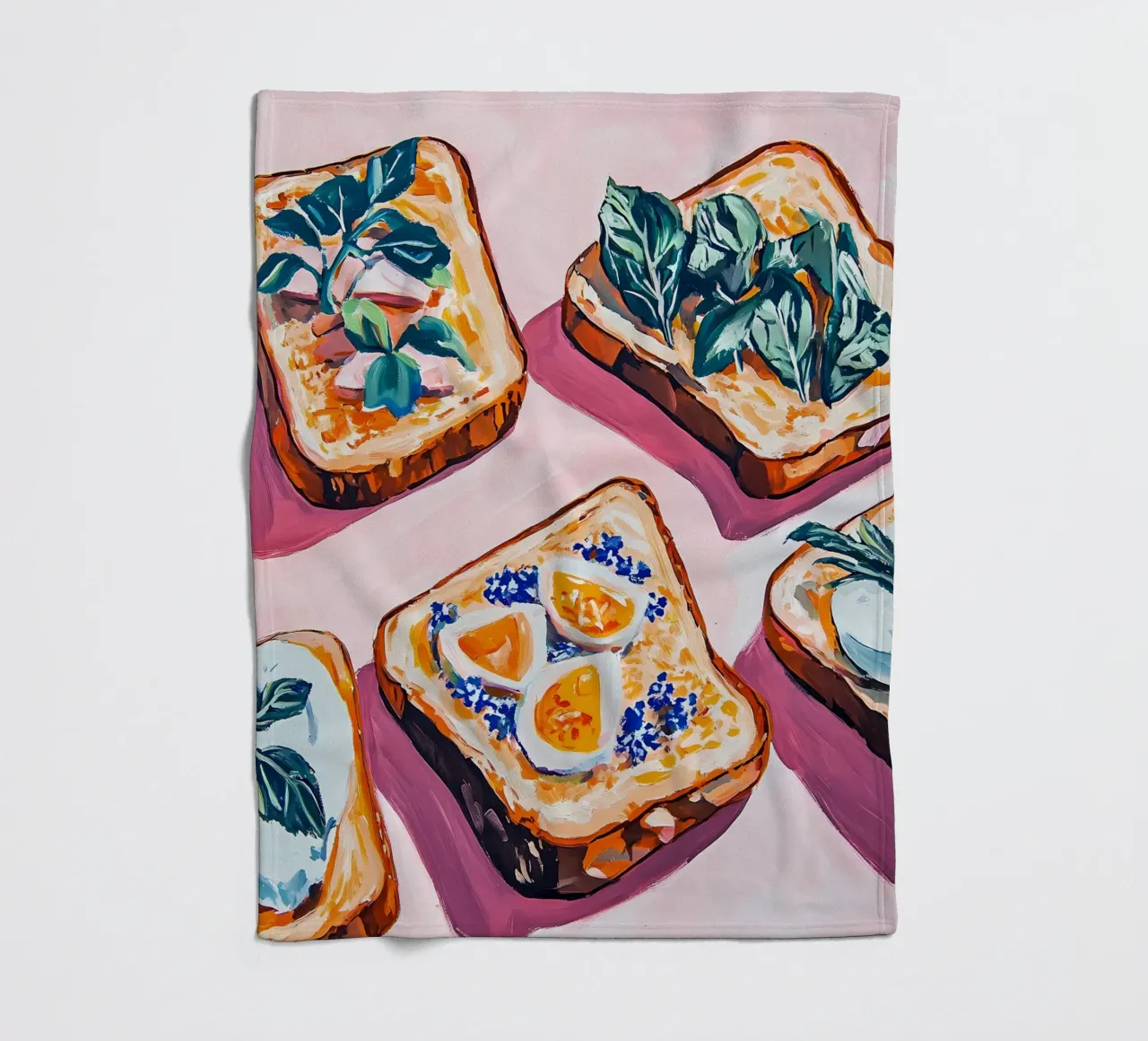 Toast fleecedeken van IamHomeStudio