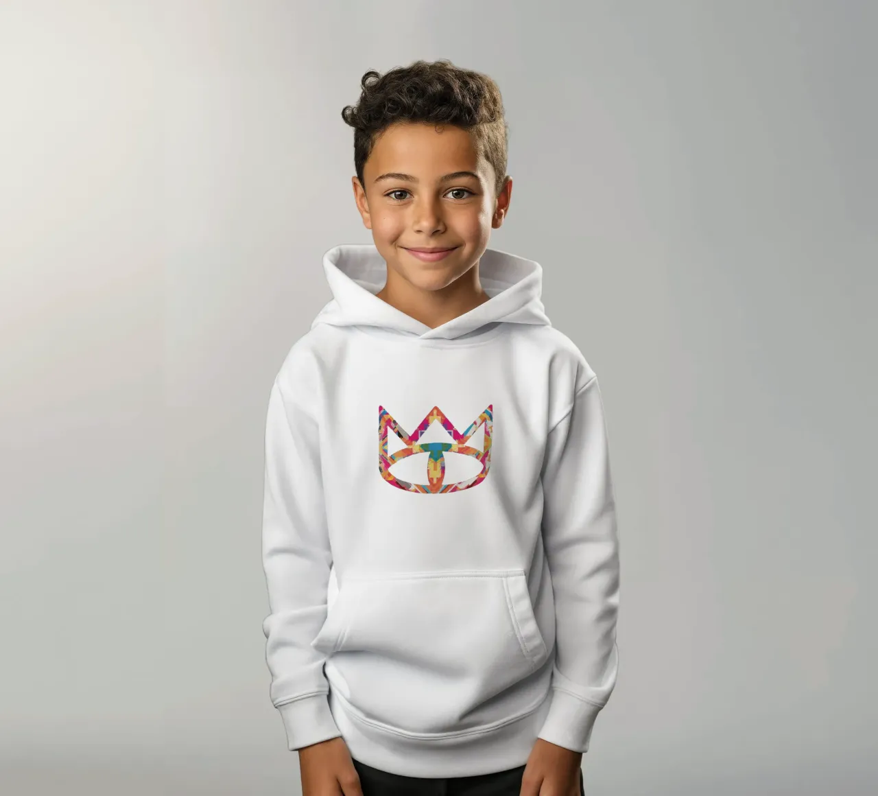 the cat empire colorful felpa bambino con cappuccio da MR.A