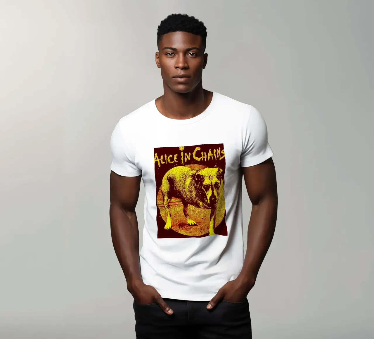 Alice in Chains Band Art t-shirt da vanhesling