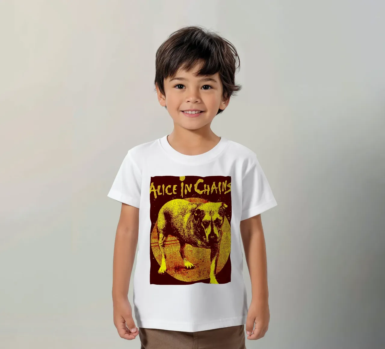 Alice in Chains Band Art kids t-shirt by vanhesling
