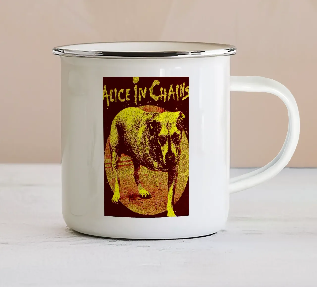 Alice in Chains Band Art tazza in smalto da vanhesling