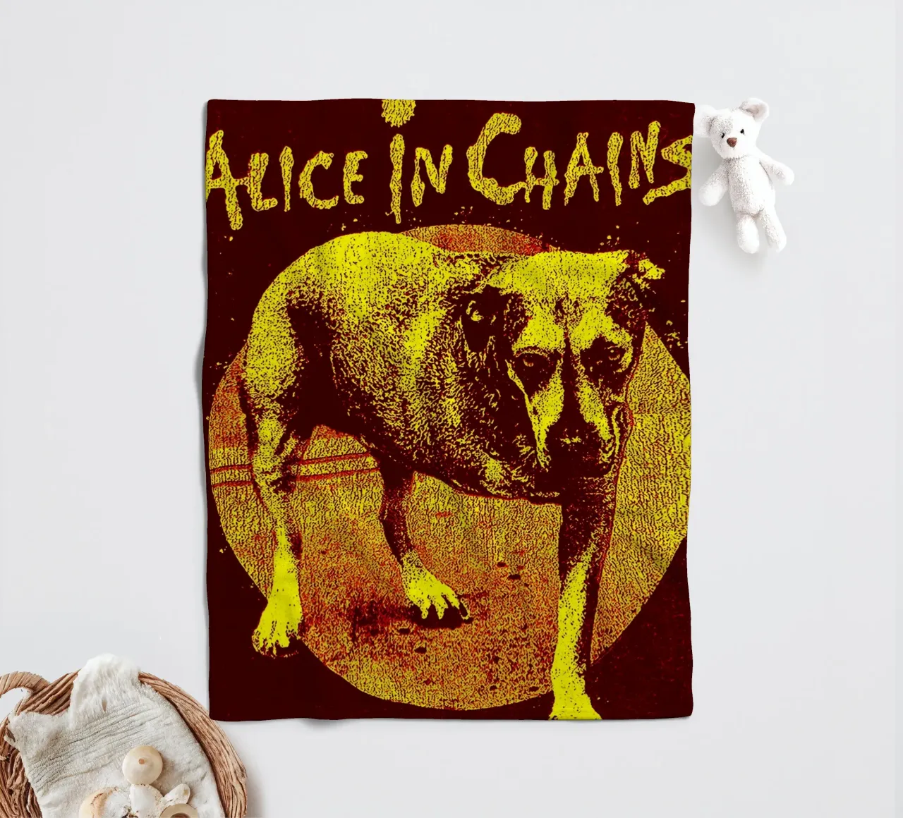 Alice in Chains Band Art coperta in pile da vanhesling