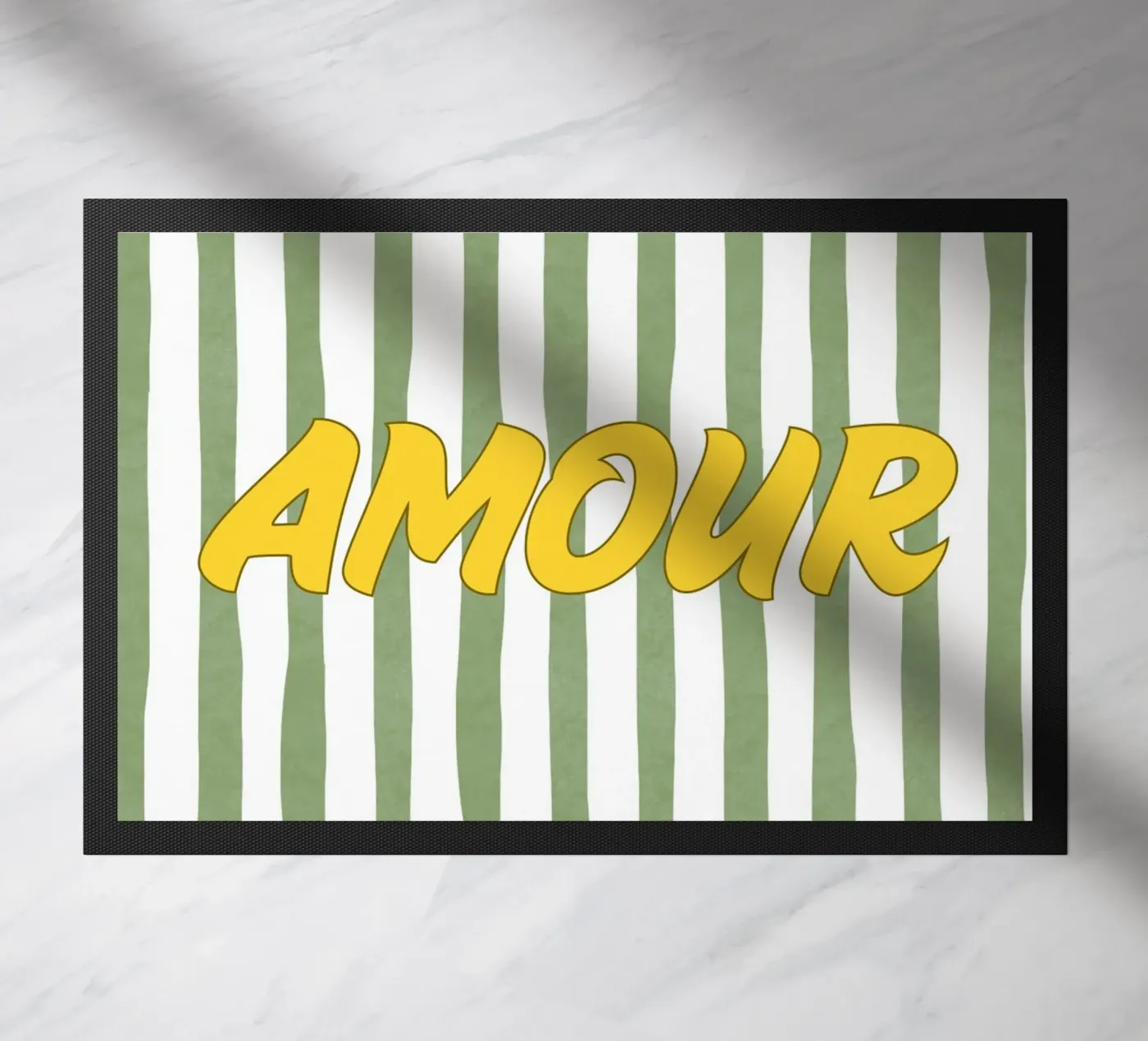 Amour doormat by IamHomeStudio