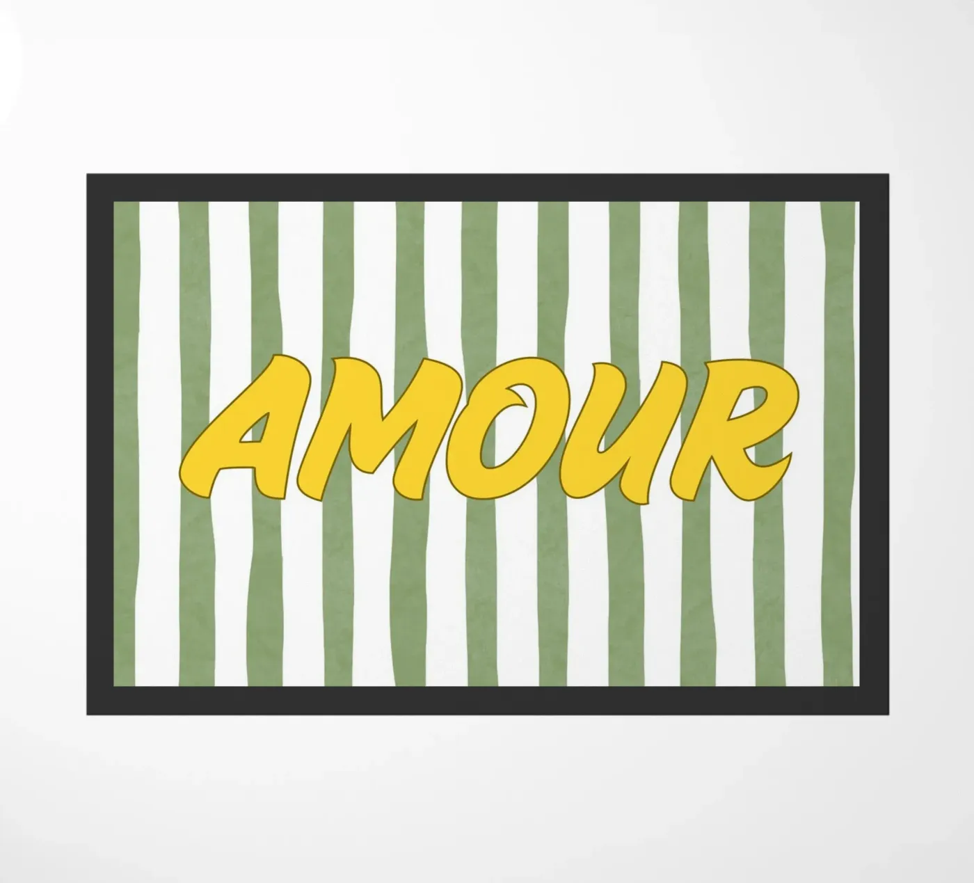 Amour doormat by IamHomeStudio