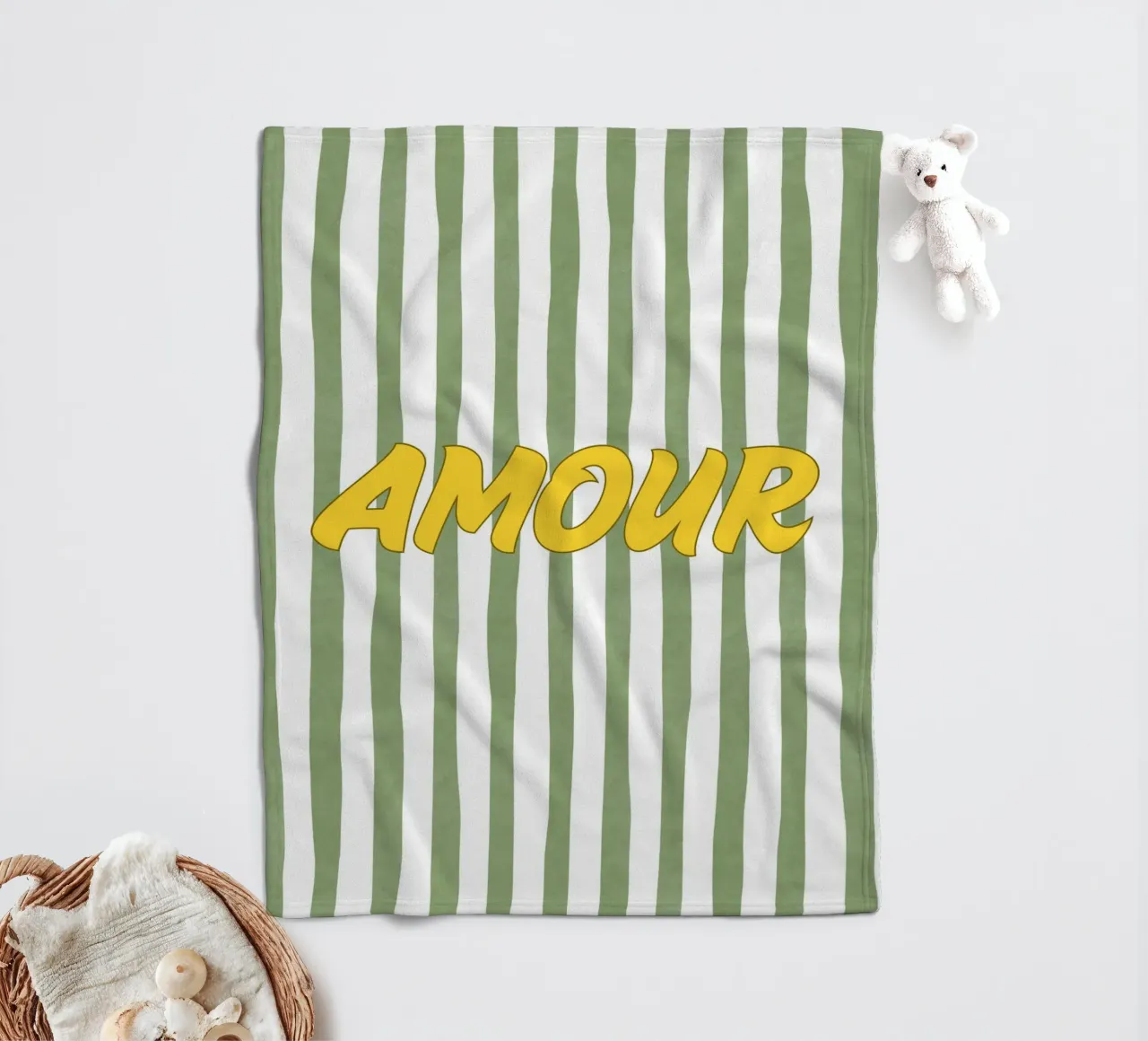 Amour coperta in pile da IamHomeStudio