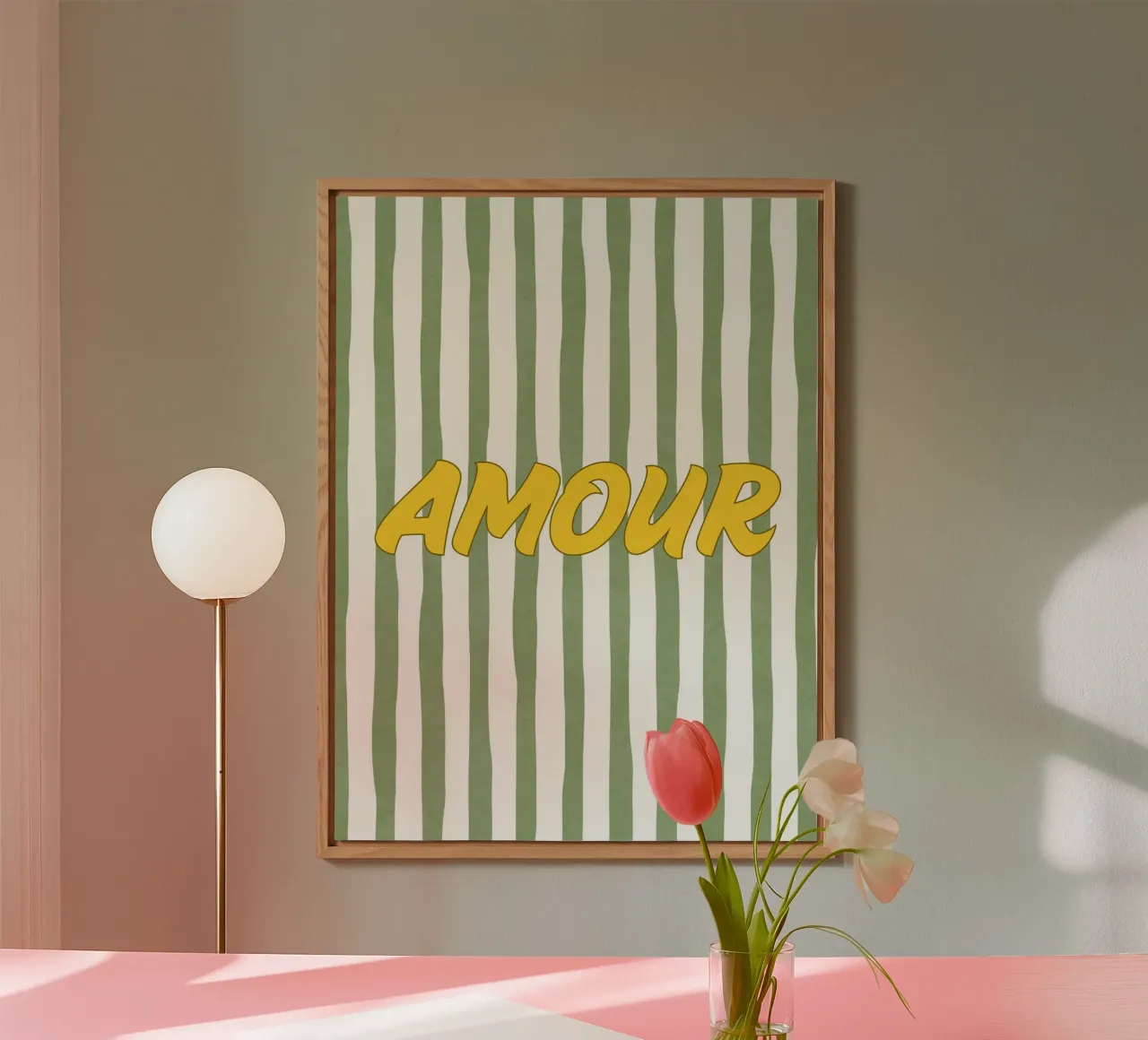 Amour alluminio dibond da IamHomeStudio
