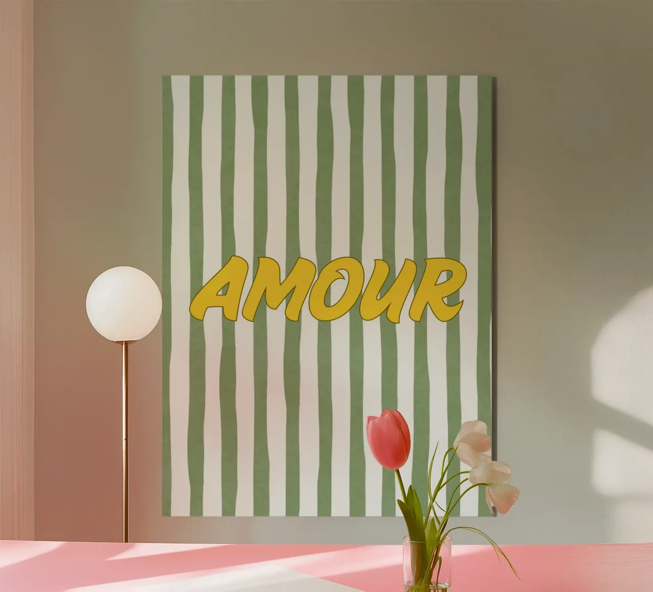 Amour alluminio dibond da IamHomeStudio
