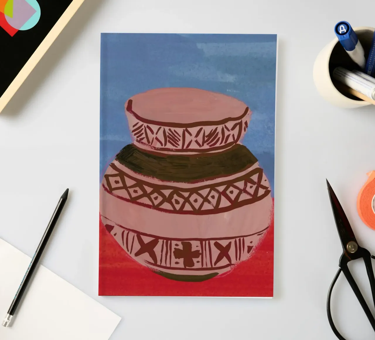 Vase 2 notebook by Sonia Brittain