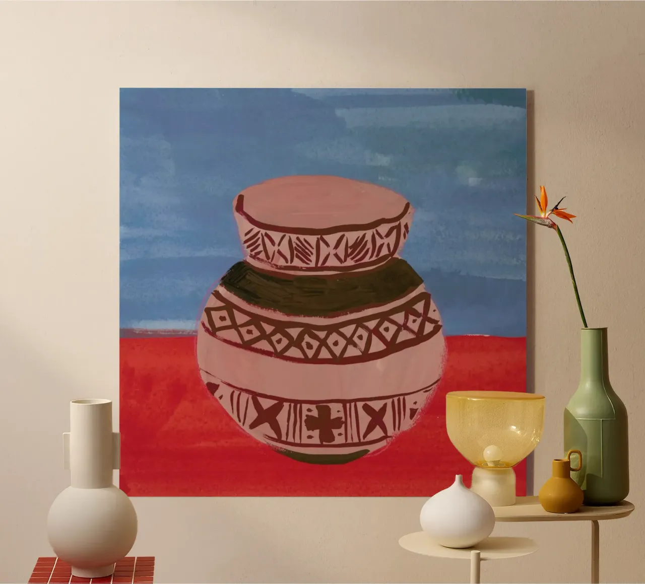 Vase 2 plexiglass da Sonia Brittain