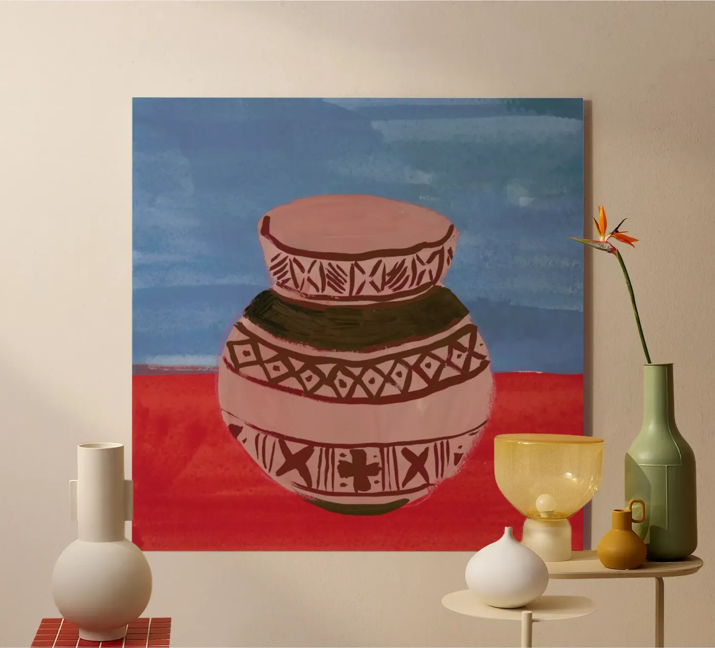 Vase 2 plexiglas de Sonia Brittain