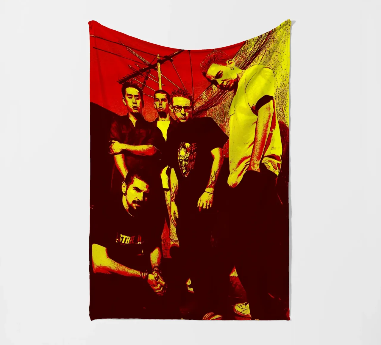 Linkin Park Band Art coperta in pile da vanhesling