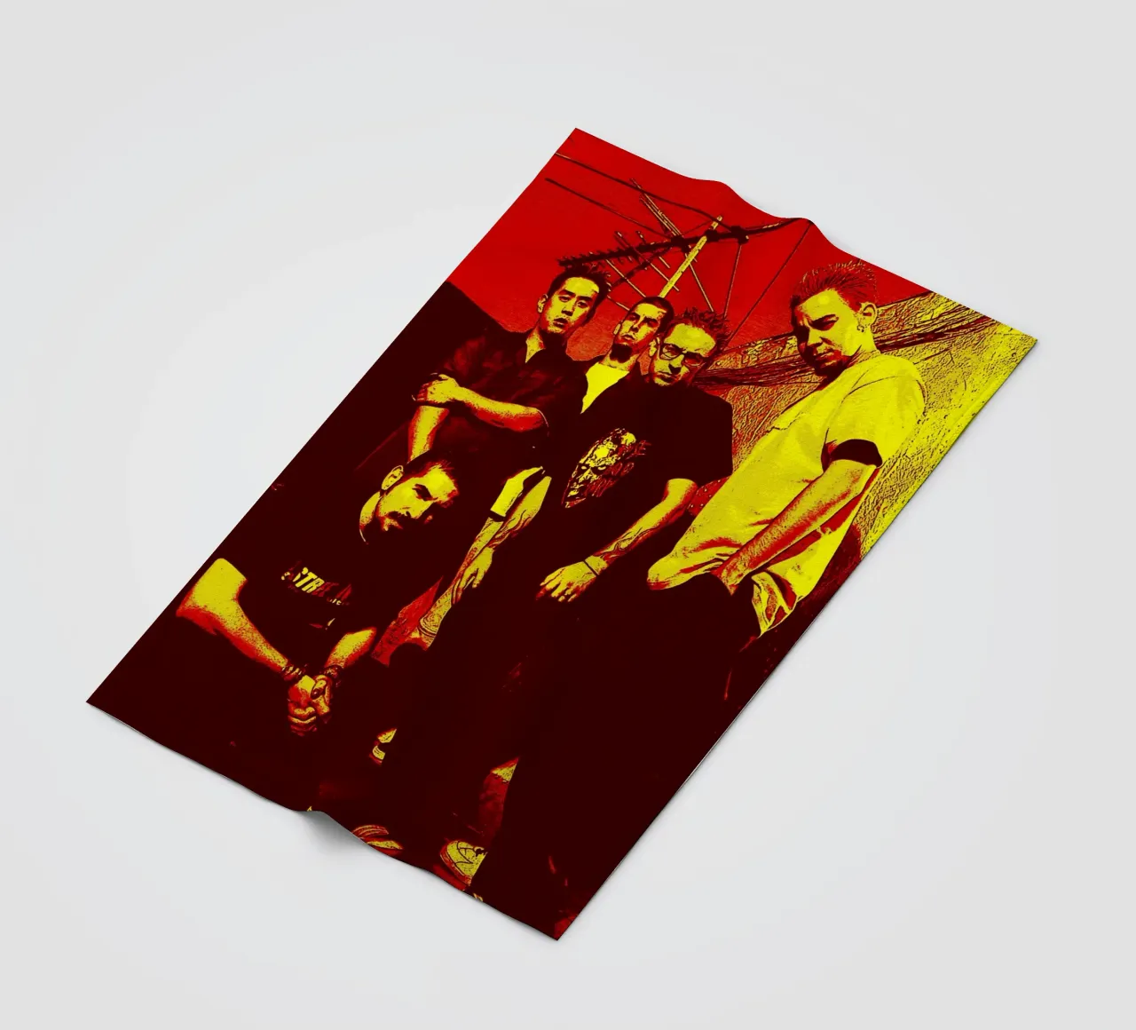 Linkin Park Band Art coperta in pile da vanhesling