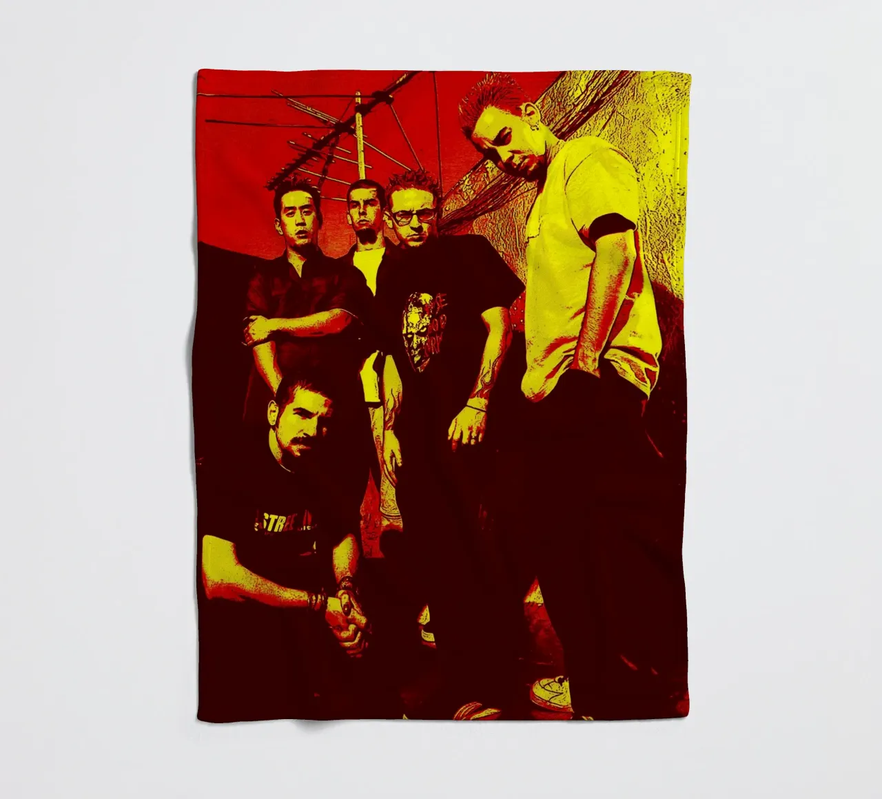 Linkin Park Band Art coperta in pile da vanhesling