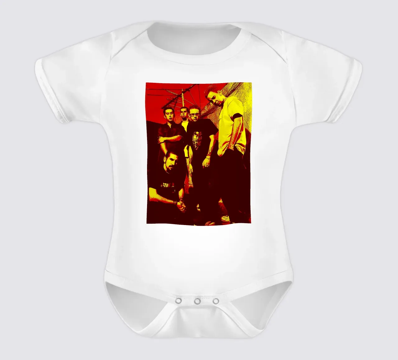Linkin Park Band Art Kurzarm Babybody von vanhesling