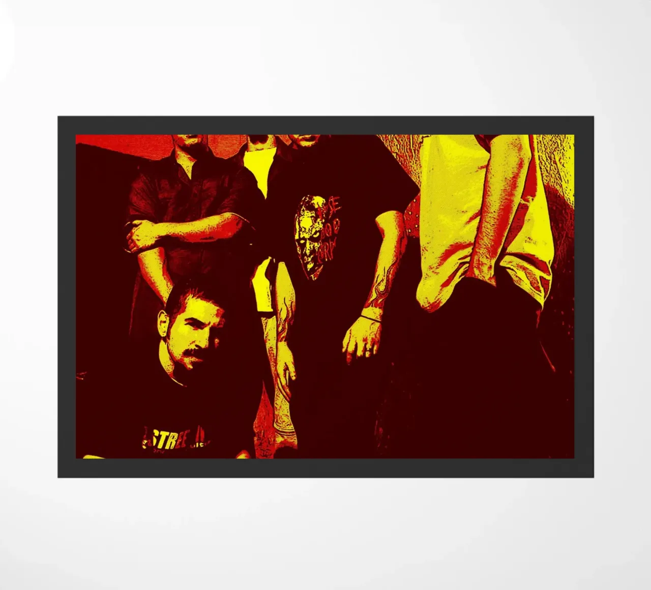 Linkin Park Band Art doormat by vanhesling