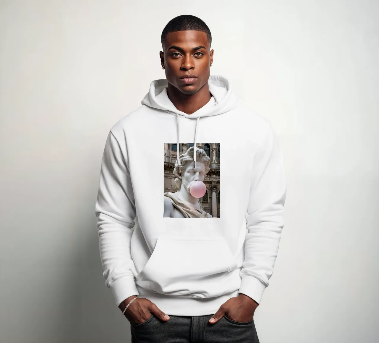 pop #8 felpa con cappuccio da rafael campezato