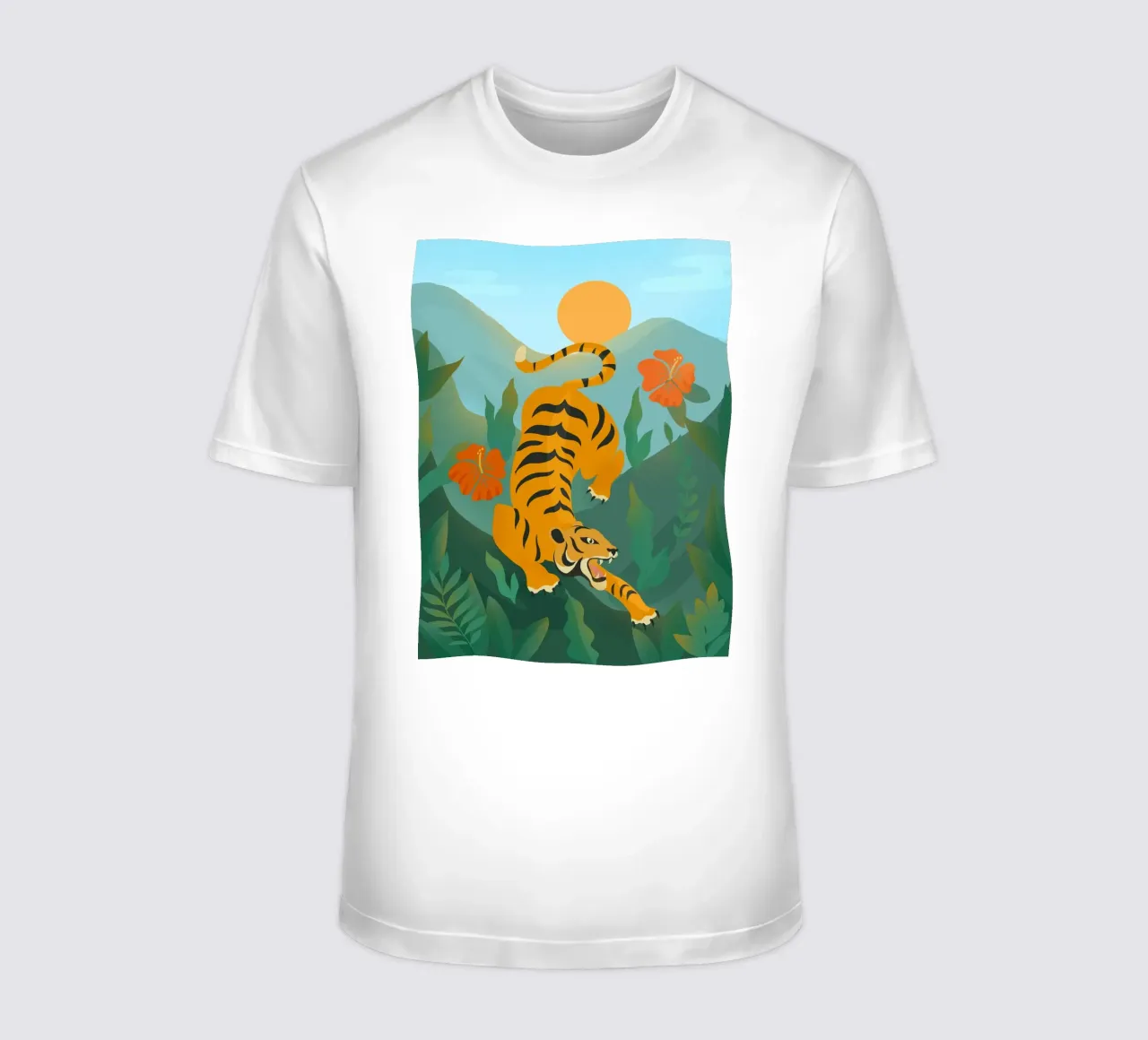 Jungle Tiger t-shirt da PetrArts