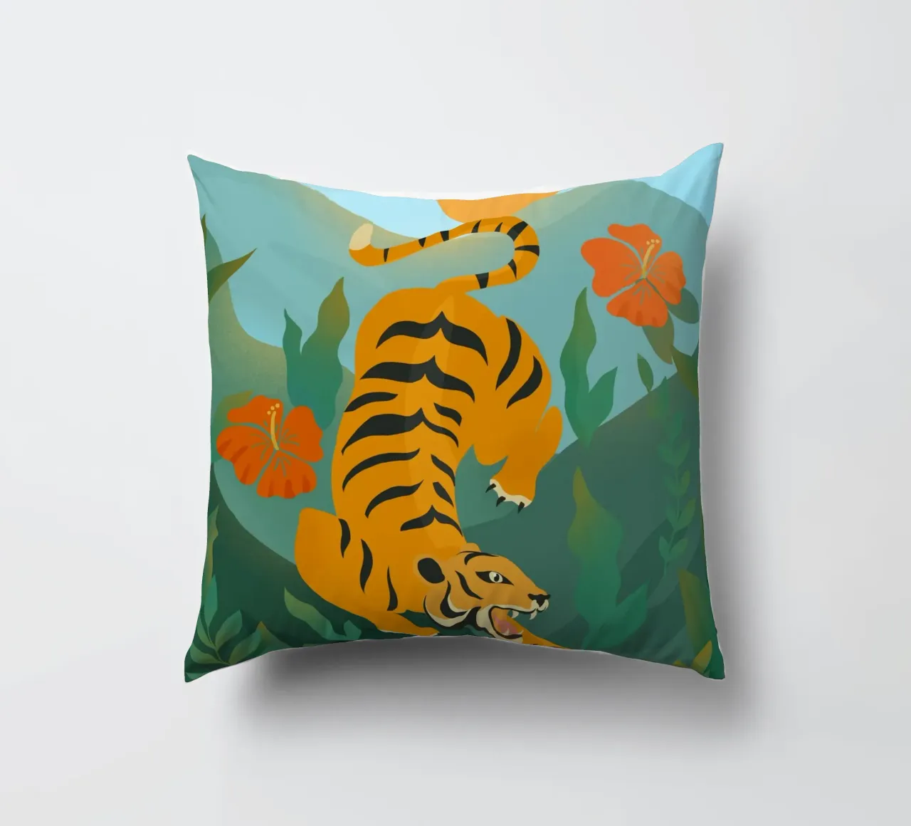 Jungle Tiger cuscino da PetrArts