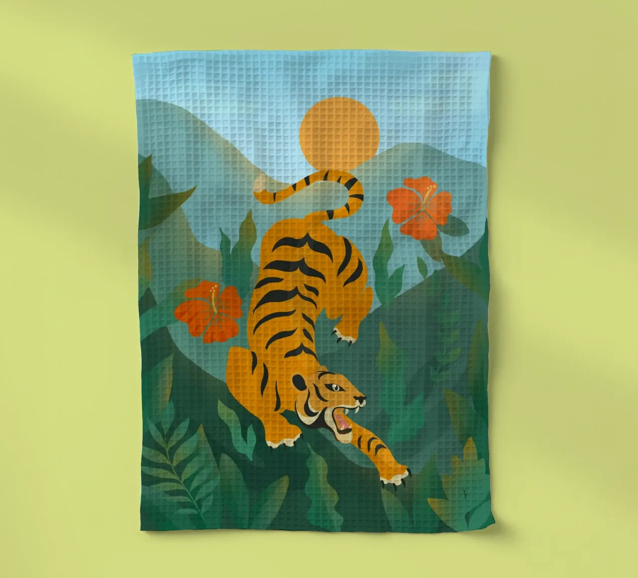 Jungle Tiger canovaccio da cucina da PetrArts